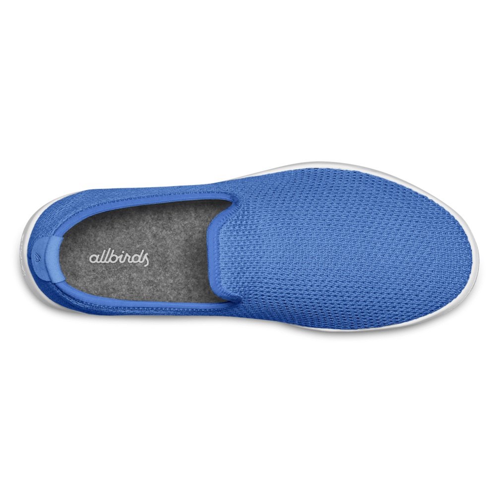 Allbirds Women\'s Slip-Ons Blue - Tree Loungers - 92681UKPL